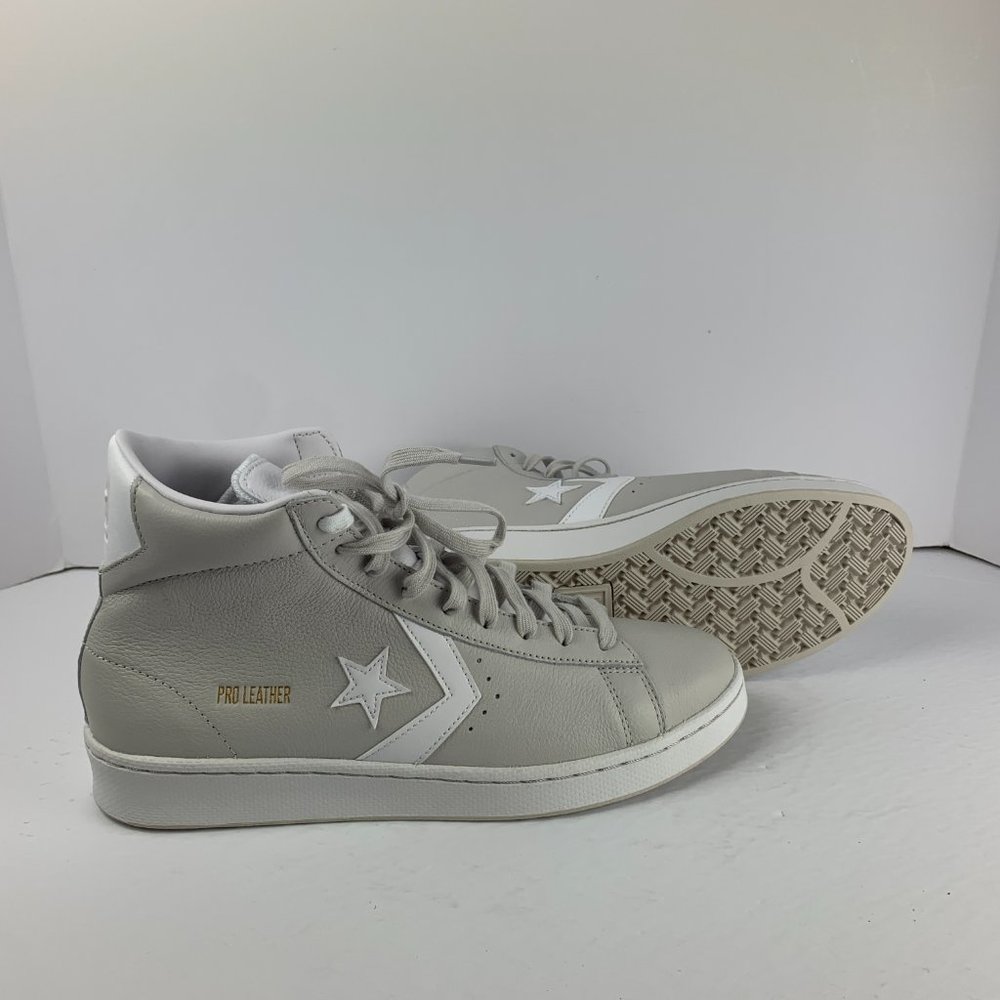 Converse Pro Leather Grey Suede White One Star - Picture 8 of 12